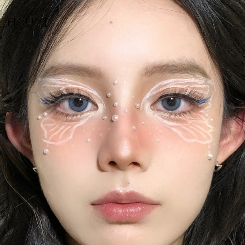 Miếng Dán Trang Trí Cơ Thể Kiểu Kim Cương Pha Lê 3D Nhiều Kích Cỡ