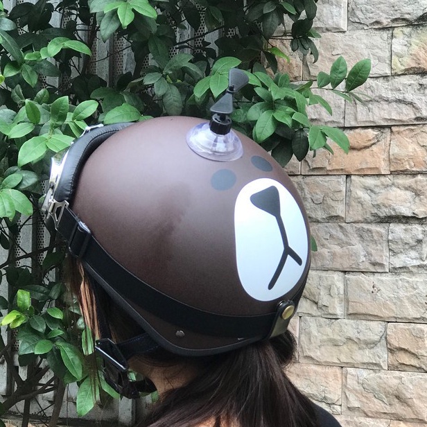 Chong chóng gắn mũ bảo hiểm nhiều màu,trang trí mũ nón đẹp và độc - Tặng kèm keo dán 3M siêu chắc