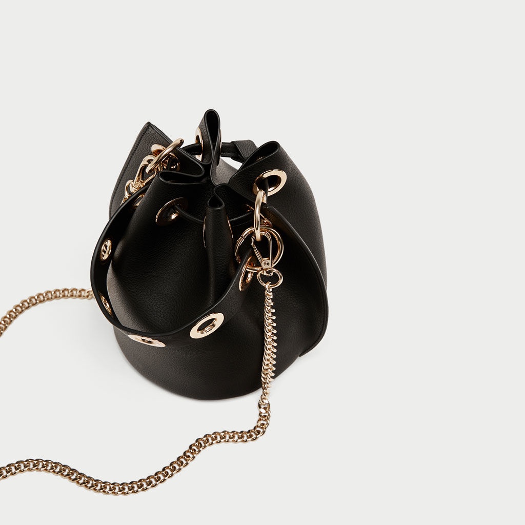 Túi Đeo Chéo ZARA Mini Dây Rút Thời Trang Cho Nữ