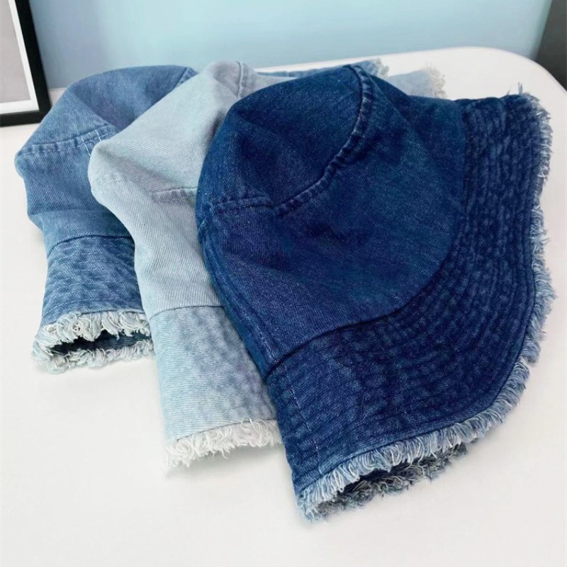 Nón Tai Bèo Denim Mỏng Che Nắng Dễ Phối Đồ Hợp Thời Trang