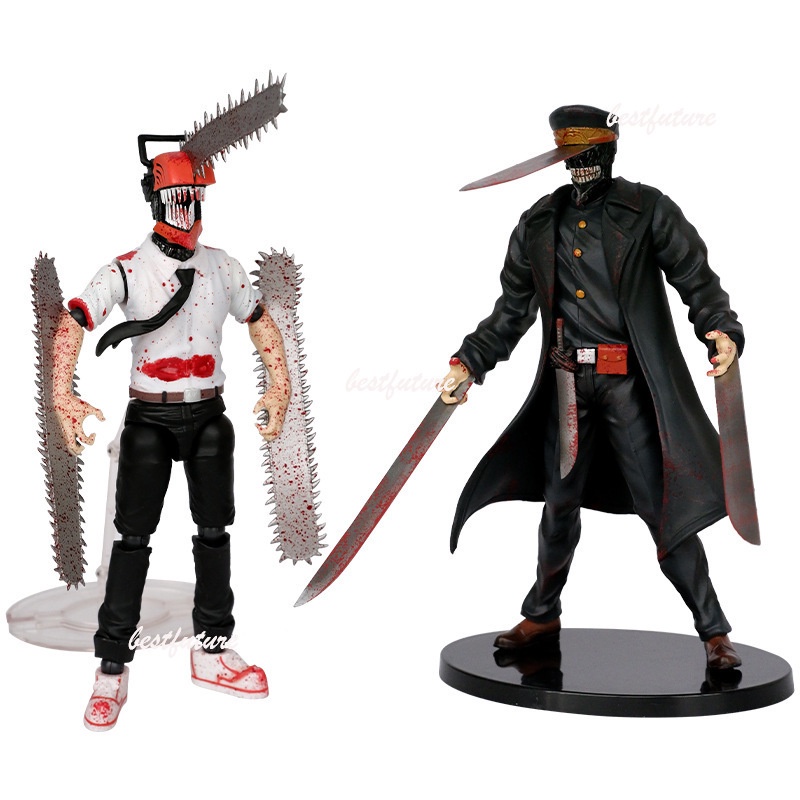 Gk anime chainsaw man denji samurai pvc hành động hình mô hình đồ chơi búp bê