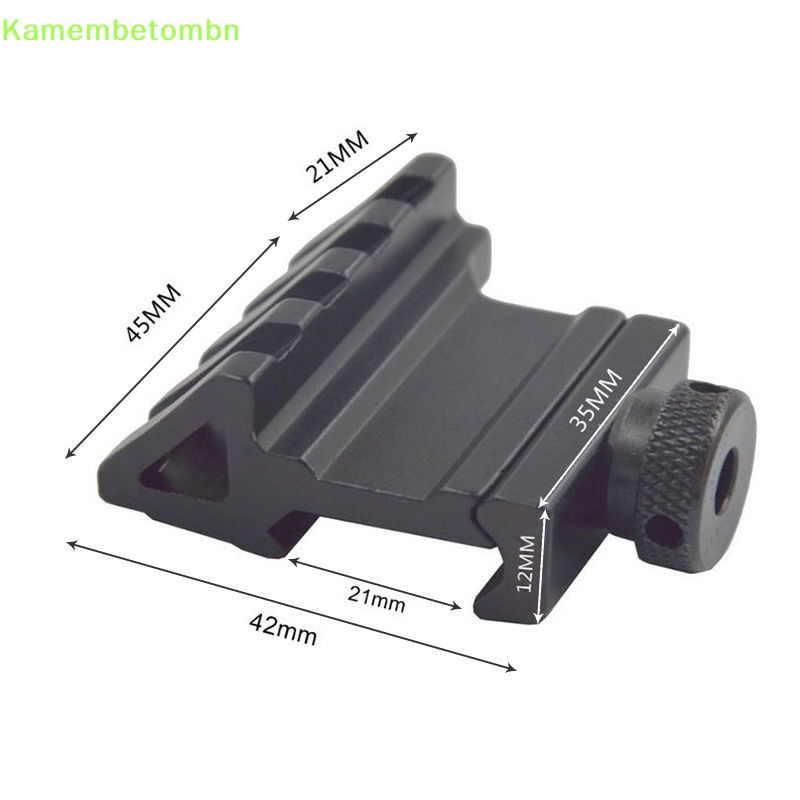 Kamembbn 45 độ nhôm chiến thuật 4 khe rts sight rail 45mm picany accessories vn