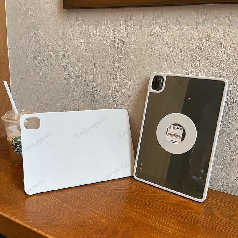 Đối với xiaomi mi pad 6 pad 5 pad 6 pro 11 inch 2023 vỏ acrylic cho redmi pad 10.61 vòng từ tính có thể tháo rời vỏ chia