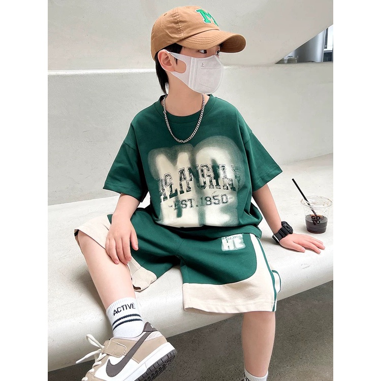 Bộ thun cotton bé trai 1985