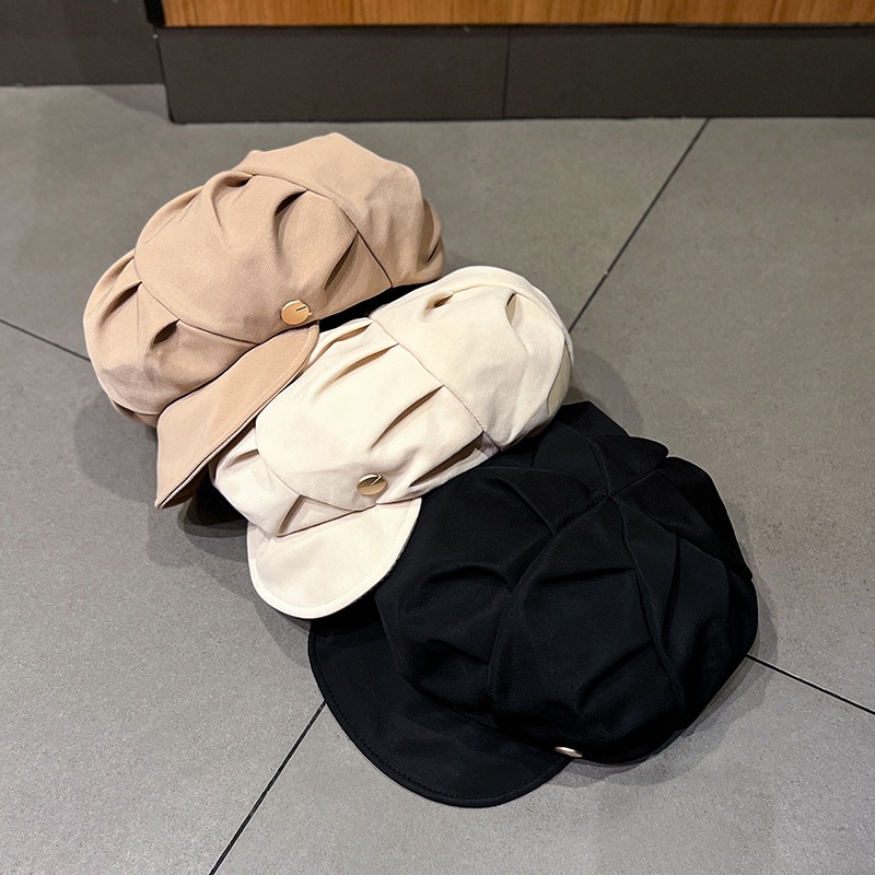 Mũ Beret Xếp Ly Phong Cách Thời Trang Nhật Bản Dành Cho Nữ