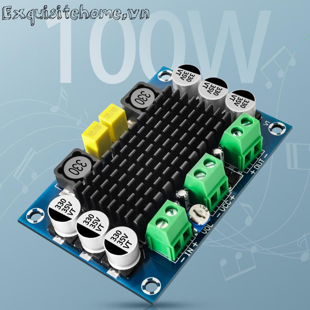 Bộ khuếch đại âm thanh đơn kênh xh-m542 tpa3116d2 bảng mạch khuếch đại kỹ thuật số ô tô 100w