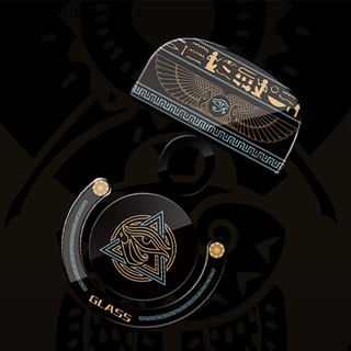 Forstretrtn 1pack glass mouse skates glide feet pads mouse feet sticker for g pro x superlight rounded curved edges en