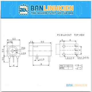 Jack DC3.5x1.3MM DC003A