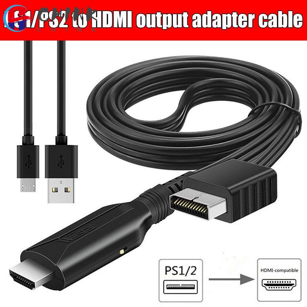 Chink ps2 to hdmi adapter monitor display full hd cable adapte hdmi cable ps2 / ps1 to hdmi