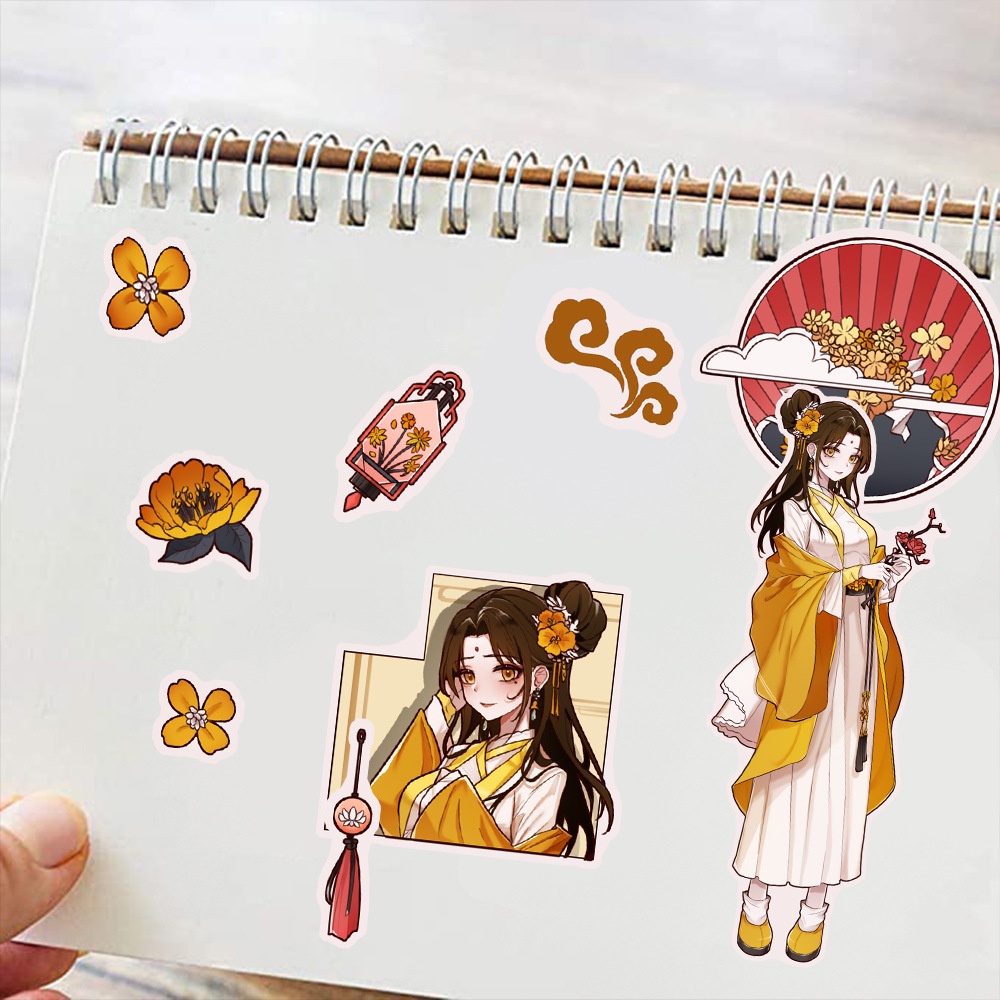 Bộ 8 Miếng Dán Trang Trí Mũ Bảo Hiểm / Bút Chì Phong Cách Cổ Điển Độc Đáo