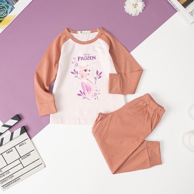 Bộ cotton dài tay LITIBABY thu đông tay phối cho bé 11kg - 30kg (Mã 01)