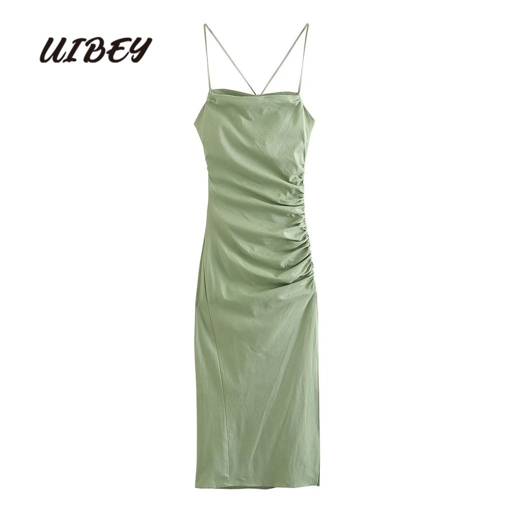 Uibey fashion váy đa năng lưng cao lưng 6399