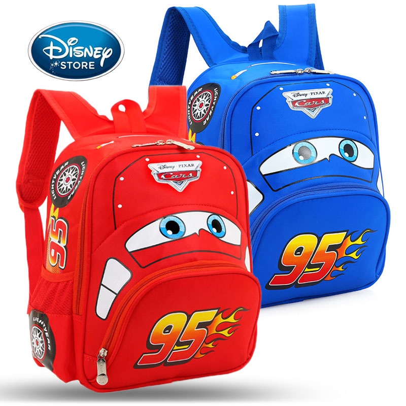 Xe Ô Tô Lightning McQueen 95 Xe Trẻ Em Túi 3-6 Tuổi Kid boy An Toàn Ba Lô Học Tiểu Học