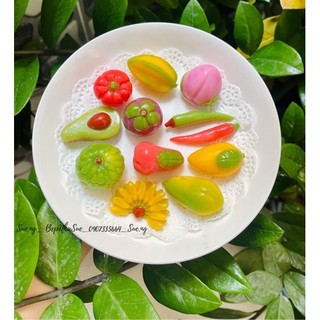 Khuôn silicon set 11 khuôn trái cây đủ loại