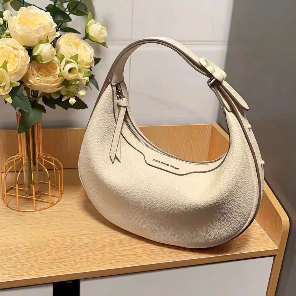 AMAZING SONG Túi yên ngựa túi xách nữ đeo chéo Thời trang thiết kế túi dưới nách Túi xách lớn bò xiên