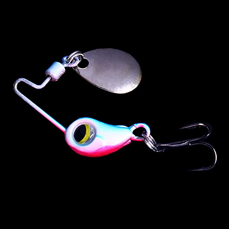 Tgs 1pc 4g 8g mini spinner mồi câu cá wobblers sequin spoon cranks artifical easy shiner vib baits rung cho fly fishing jr
