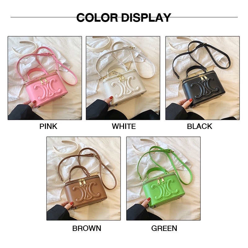 HASHIDUN  Thời trang nữ xách tay túi vuông nhỏ high-end túi mỹ phẩm phong cách phương tây