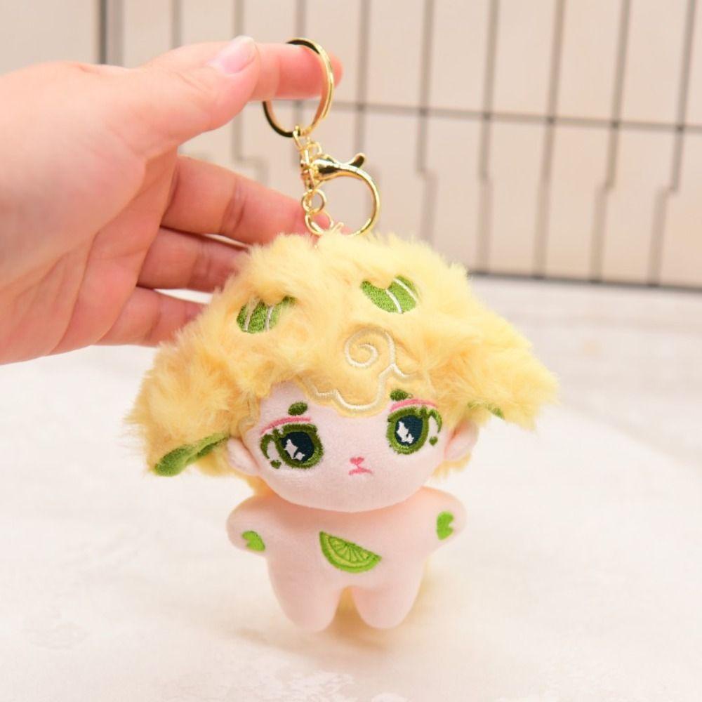 Shanhai Búp Bê Nhồi Bông cotton Mềm Mại 12cm Kèm Móc Khóa Hình Ngôi Sao Đáng Yêu
