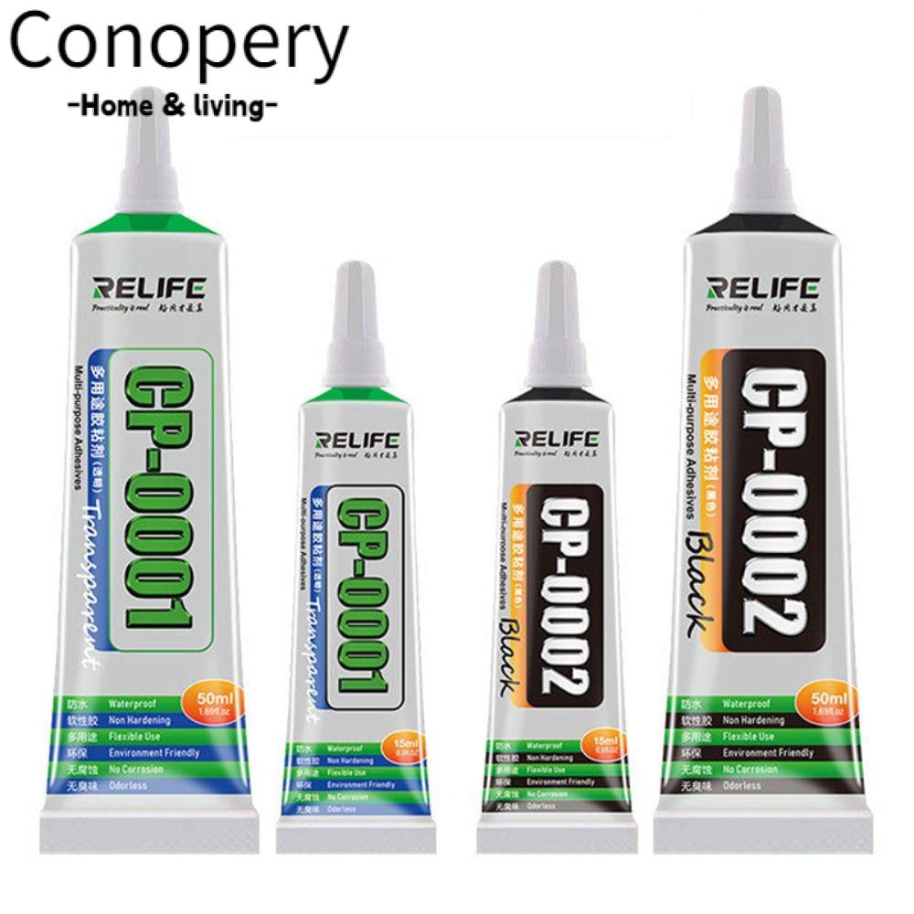 Keo dán đa năng CONOPERY cp-0001 cp-0002 màu đen trong suốt dùng sửa chữa viền/khung/ màn hình LCD/ nắp lưng 50ml 15ml