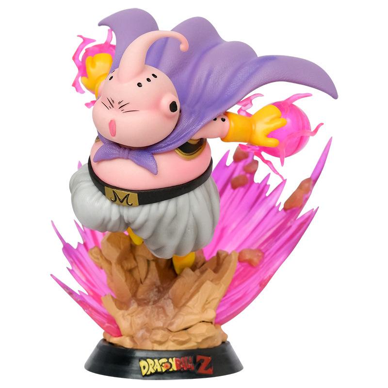 Mô hình Ma Bư Majin Buu Béo chiến đấu siêu ngầu cao 21cm, có LED, có hộp màu - Dragon Ball