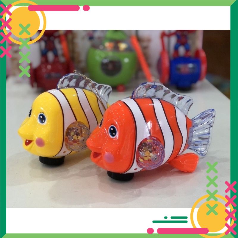 Đồ chơi Lồng đèn Trung thu cá Nemo nhạc đèn vui nhộn