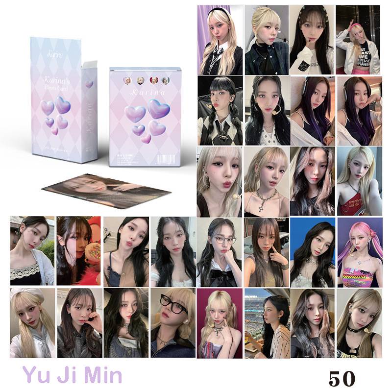 50 cái k-pop idol lomo cards quà tặng cho bé gái trẻ em bts twice itzy stray kids blackpink ive txt nct collection card