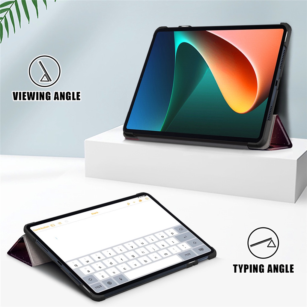 Đối với xiaomi pad 6 mi pad 6 pro case 11 inch gấp pu leather stand cover thông minh