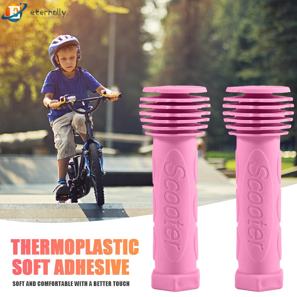 1 Cặp Vỏ Bọc Tay Cầm Xe Đạp / Ván Trượt Ba Bánh Mềm Mại Dành Cho Trẻ Em