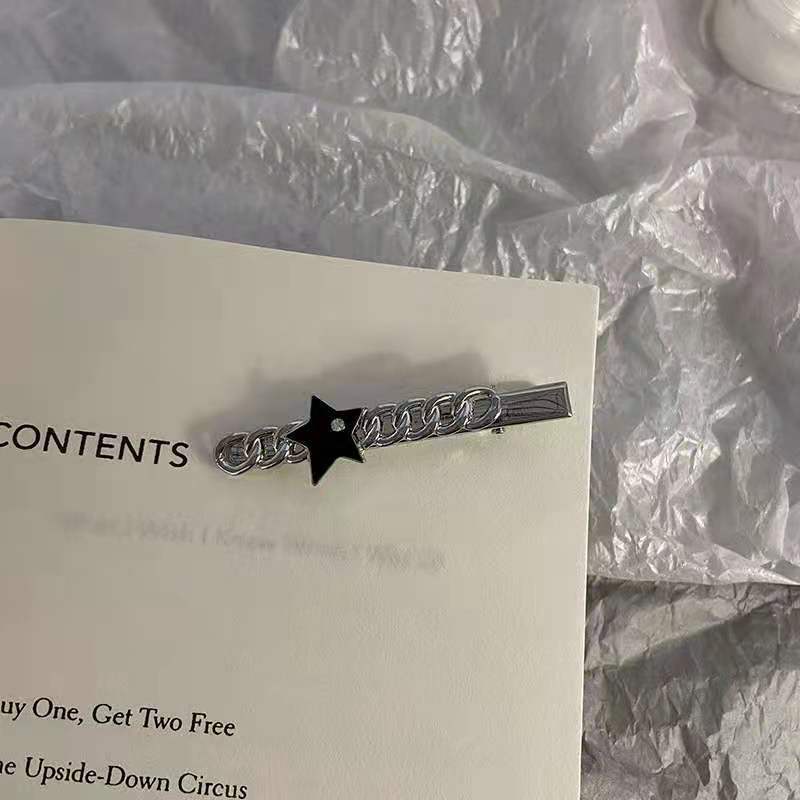 Kẹp Tóc Kim Loại Hình Nơ / Ngôi Sao Năm Cánh Xinh Xắn YR