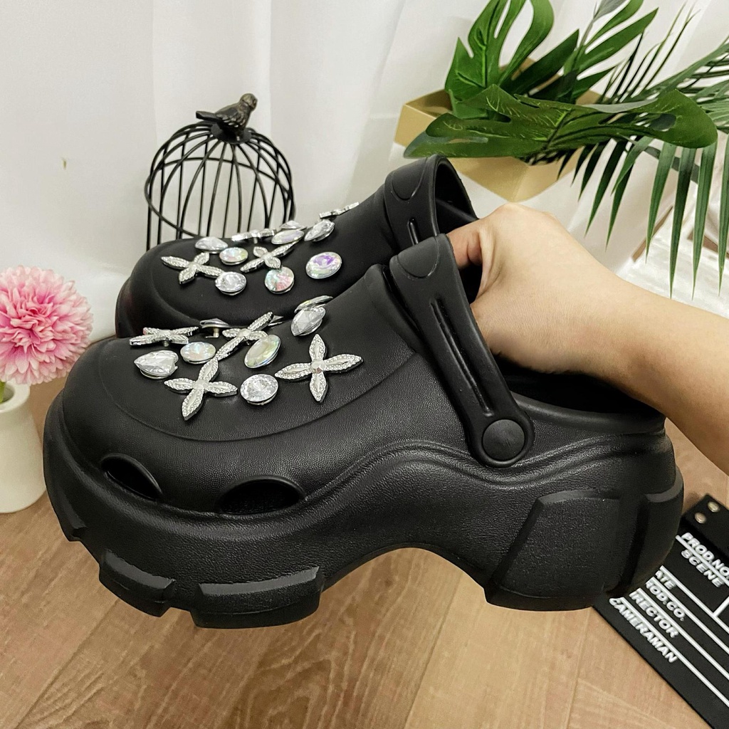 HHH  Dép CROSS 5CM dép Sandal nữ Mùa hè Đế Dày thoải mái Xinh Xắn    Beautiful Chic Stylish Trendy B98G14E 37Z230910