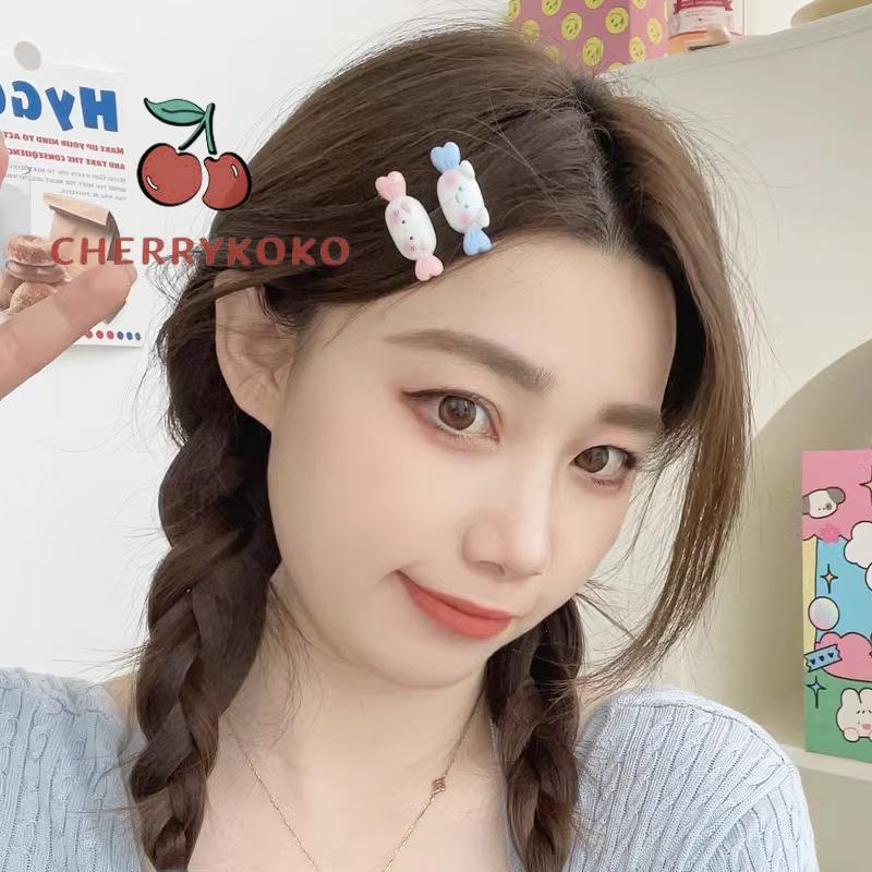 🍒🍒CHERRYKOKO Kẹp Tóc Mini Hình Kẹo Sanrio Dễ Thương Ngọt Ngào Instagram Cho Bé Gái