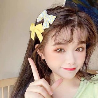 Set 2 Kẹp Tóc Nơ Phong Cách Hàn Quốc Mới 2023