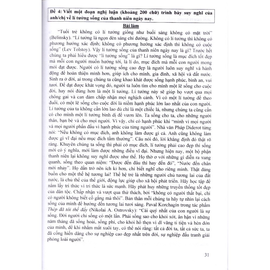 Sách - Tuyển tập 135 đoạn văn Nghị luận xã hội khoảng 200 chữ - THCS