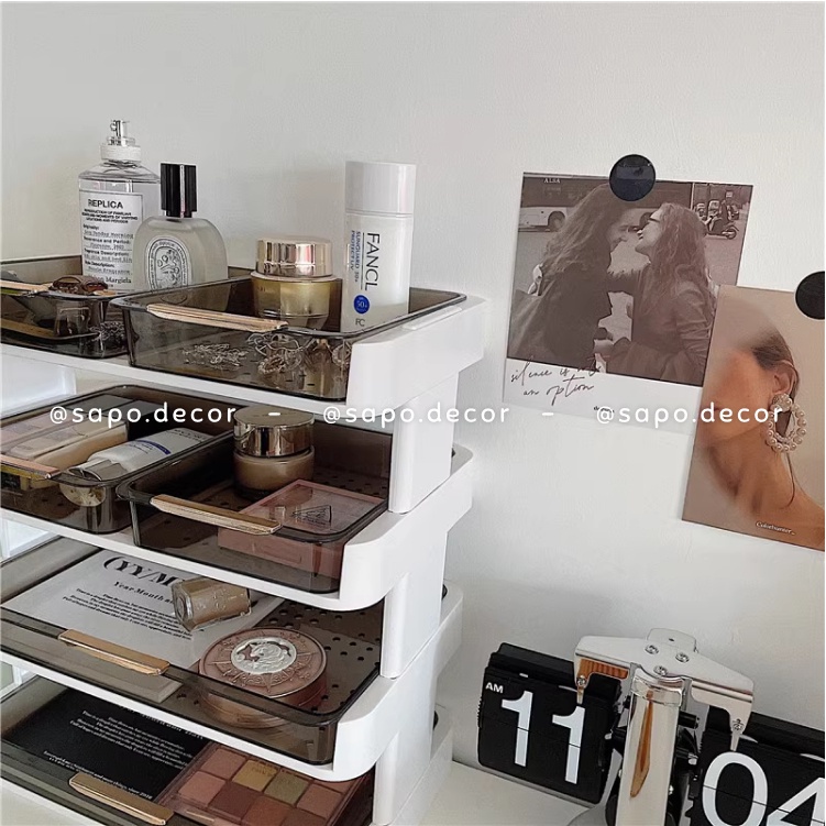 Kệ đựng đồ mỹ phẩm, đồ dùng cá nhân đa năng chắc chắn bền đẹp phong cách vintage - Sapo Decor 8