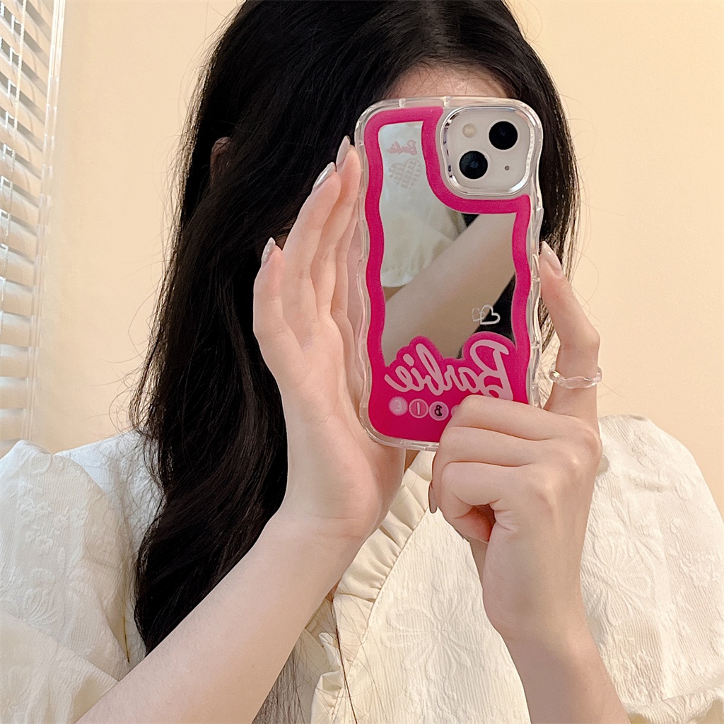 Barbie mirror wave border case iphone tương thích với iphone 11 11 11 pro max