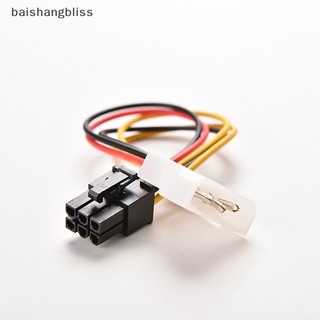 Baishangbliss pci-e graphic card power connector cable adapter single4-pin to 6-pin new bhs