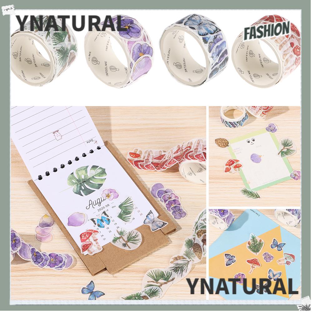 Ynatural 100 cái / cuộn washi tape văn phòng phẩm sticker scrapbooking