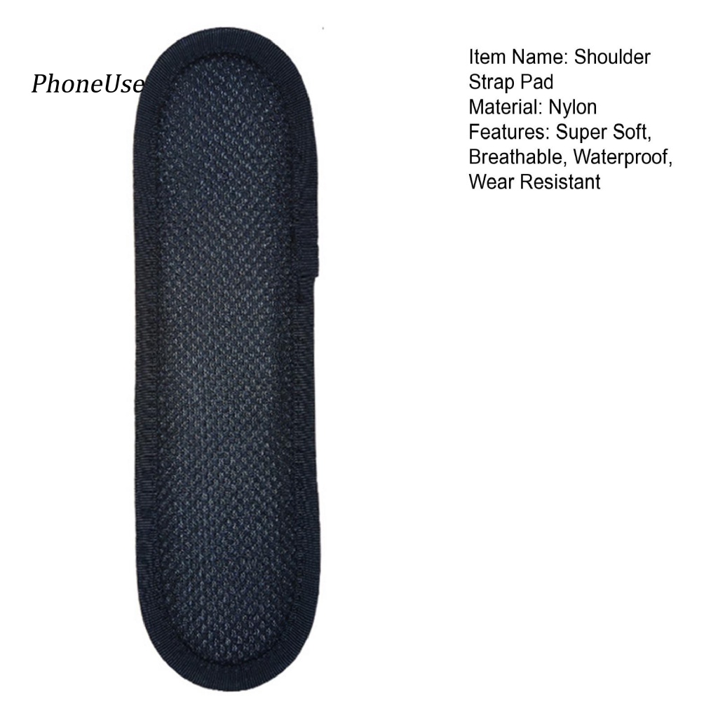 Phụ kiện dây đeo vai pu đệm đeo vai thoải mái cho ba lô và túi messenger thoáng khí và thấm hút mồ hôi ít hơn