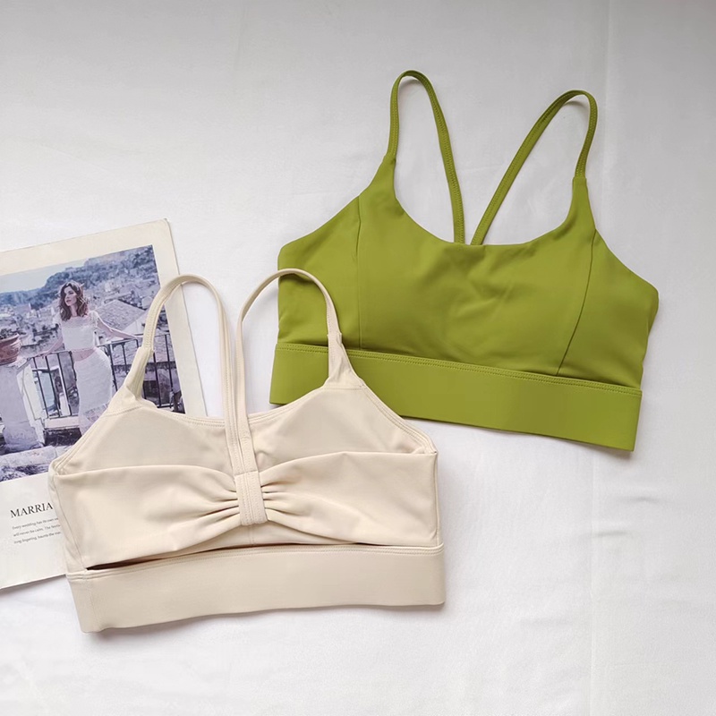 Áo Ngực Thể Thao Hai Dây Thiết Kế Quyến Rũ Thời Trang Cho Nữ