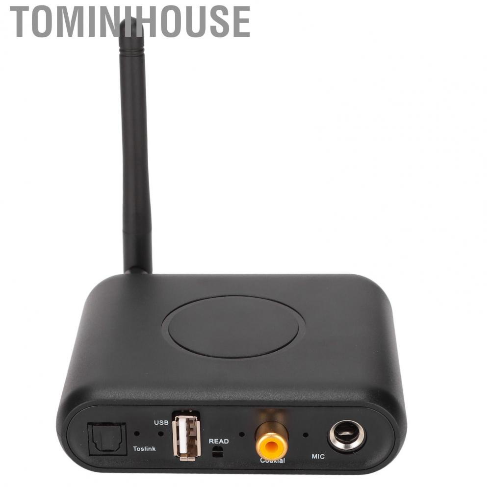 Tominihouse BT5.0 Receiver Delayless AUX RAC Output Stereo Adapter W/ Control
