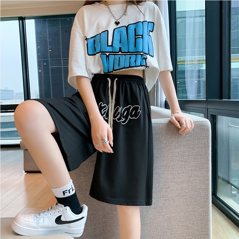 NRVP Quần Short Thể Thao Dáng Rộng Phong Cách Thời Trang Hàn Quốc