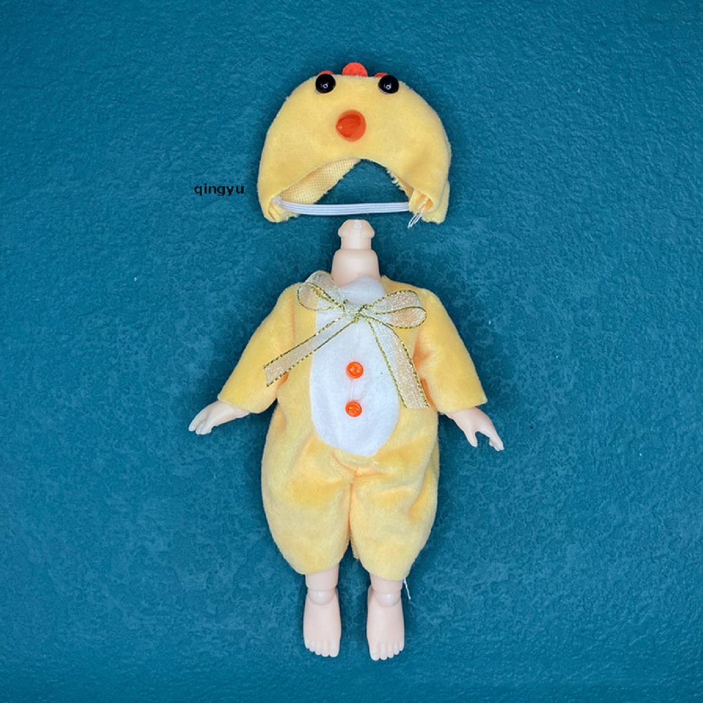 Búp Bê BJD 16CM Kèm Băng Đô Xinh Xắn Thời Trang