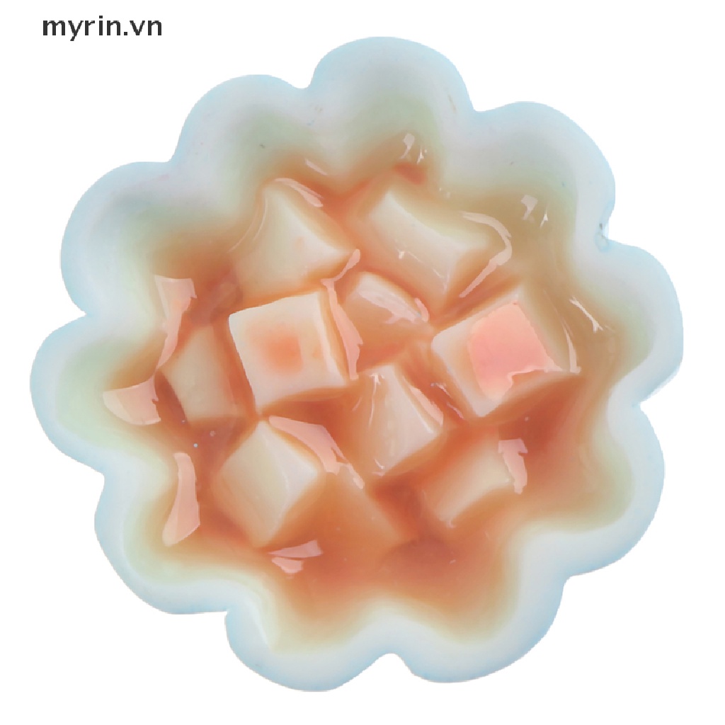 Set 2 Mô Hình Thức Ăn Bằng Nhựa Resin Cho Nhà Búp Bê