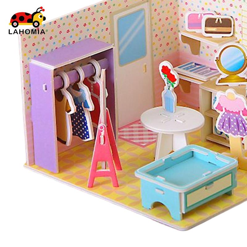 LAHOMIA Bộ Đồ Chơi Xếp Hình Bằng Giấy Và Xốp EPS DIY Cho Trẻ Em