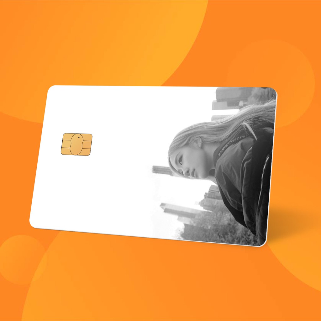 Miếng Dán Thẻ Card ROSE BLACK PINK | SKIN ATM, Thẻ Chung Cư Trang Trí - Chất Liệu Decal Vinyl Chống Nước