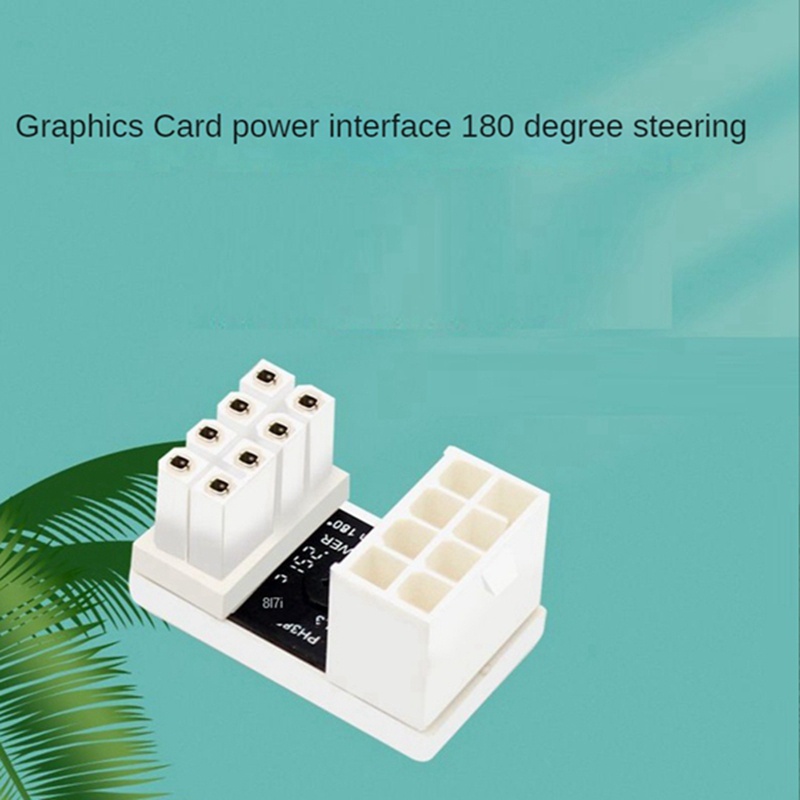 Adapter Chuyển Đổi ATX 8Pin Sang 8 Pin 180 Độ Chuyên Dụng Cho Thẻ Video / GPU