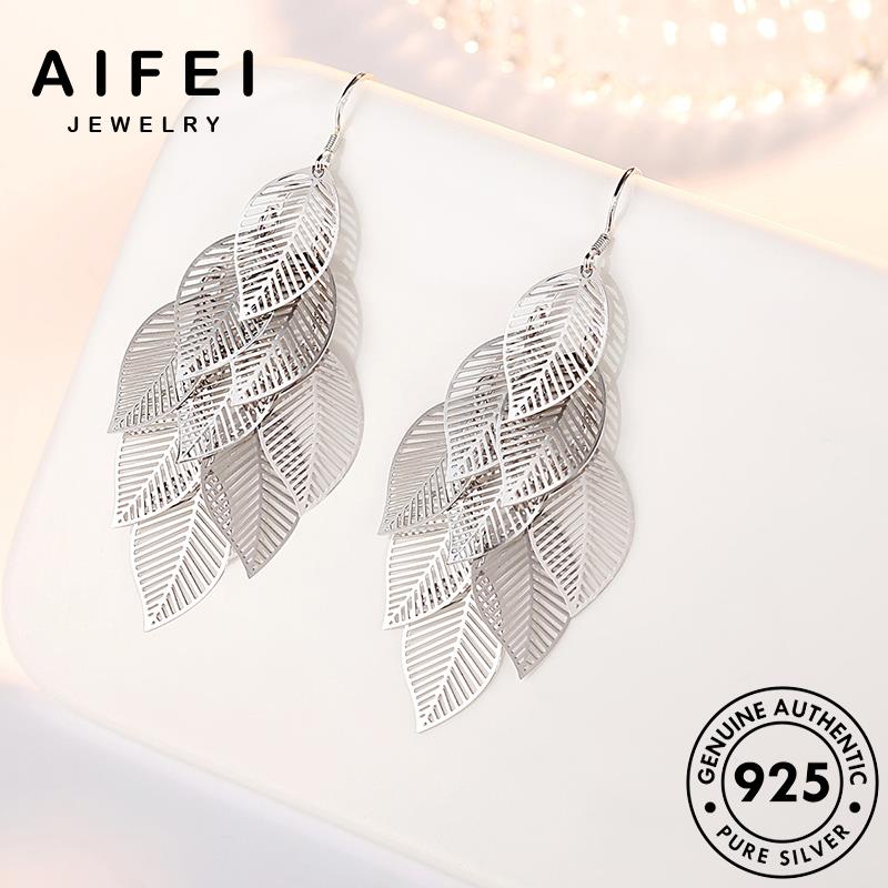 AIFEI JEWELRY fengye xỏ su thật tai quốc điệu bông vành hàn kiện tròn nguyên khuyên 925 sức bản trang phụ bạc tua thời nữ Thời sành E460