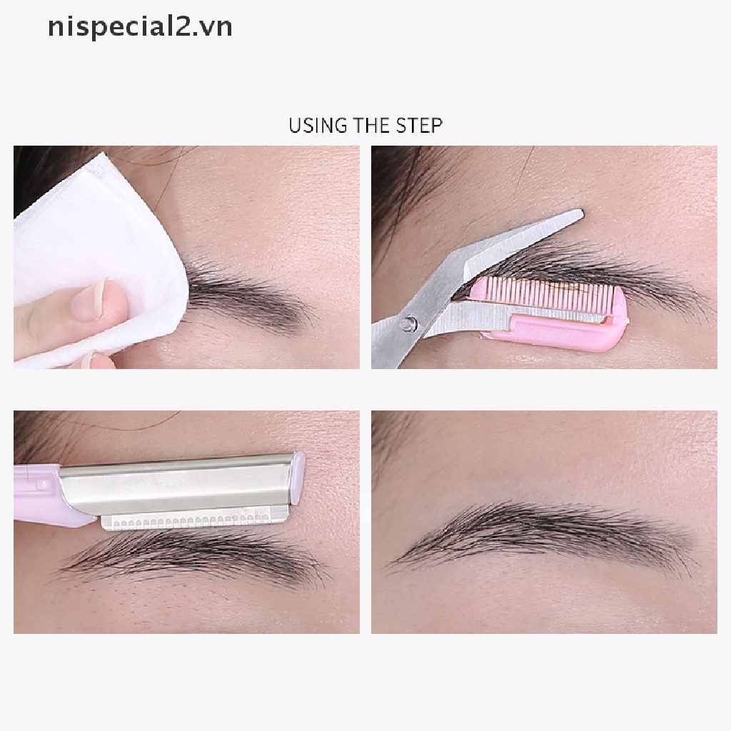 Kéo Tỉa Lông Mày Bằng Thép Không Gỉ Tiện Dụng