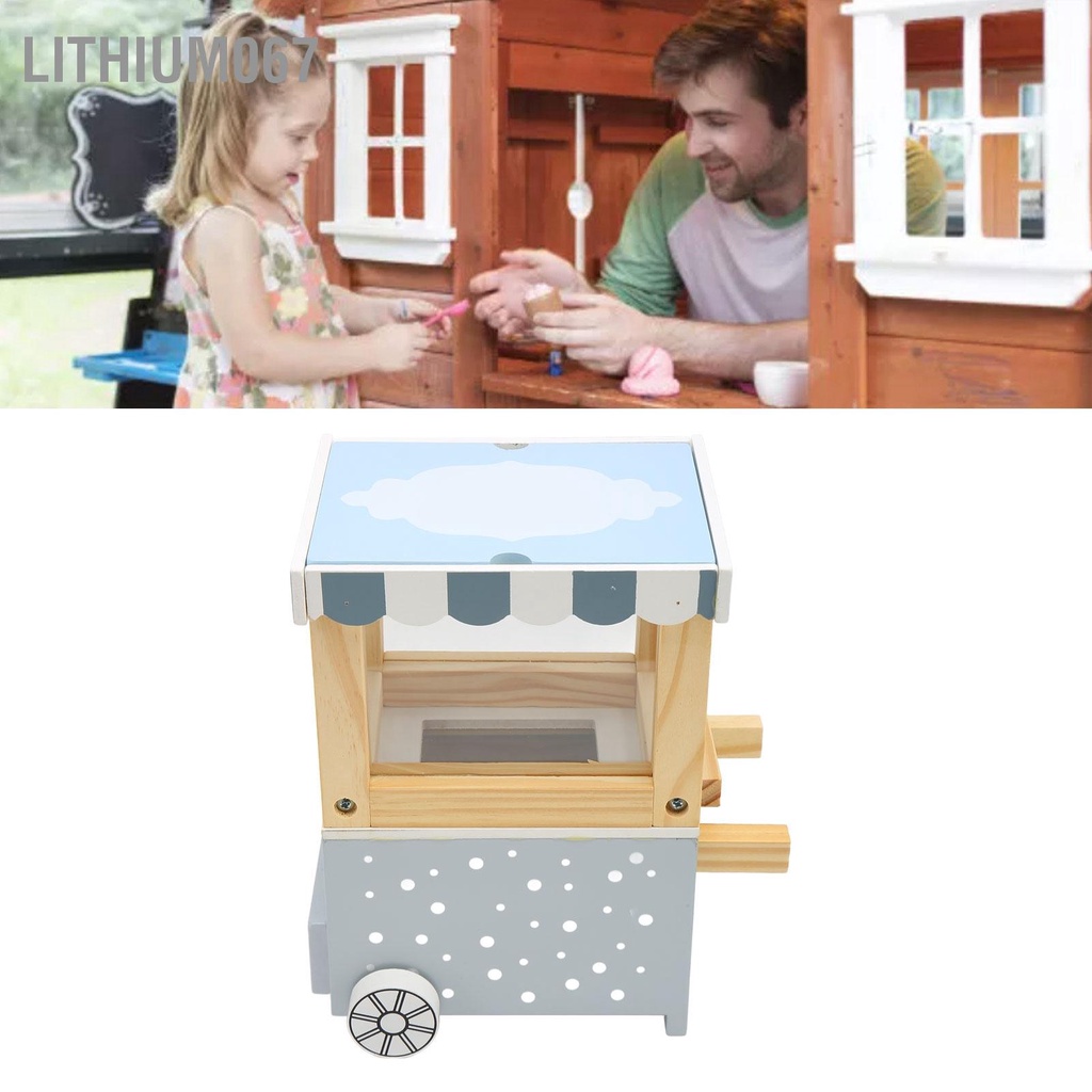 Đồ Chơi Máy Nướng Bắp Rang Bằng Gỗ Cứng Kết Cấu Trong Suốt Quyến Rũ DIY