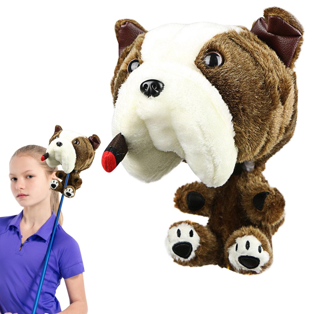 Vỏ Bọc Gậy Đánh Golf No 1 Bằng Gỗ Họa Tiết Chó Bull Hoạt Hình Cho Nam Và Nữ 460cc